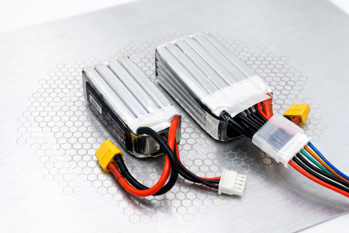 The S Number: What 4S and 6S Actually Mean Pile of RC LiPo batteries with labels showing different capacities and C-ratings from 25C to 45C
